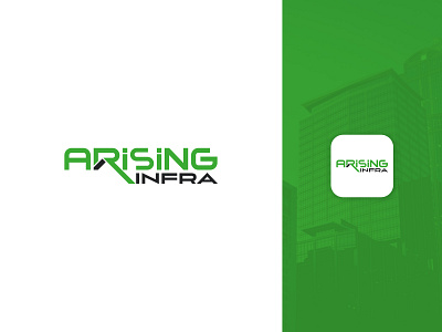 Arising Infra (A Real Estate Company) Logo design | Brand identi