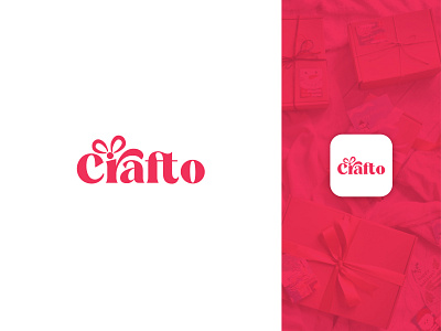 Crafto (Gift Brand) Logo design | Brand identity design