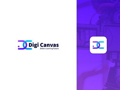 Digi Canvas (Youtube Tutor) Logo design | Brand identity design