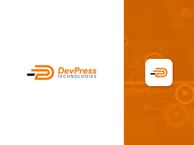 D Logo design DevPress Technologies (Tech Company) | Brand ident