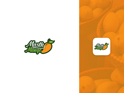 Typography Logo design (Masth Mango) | Brand identity design brand brand design brand identity branding design flat graphic design identity illustration logo logo design mango mango branding mango identity mango logo mango logo design minimal motion graphics typography