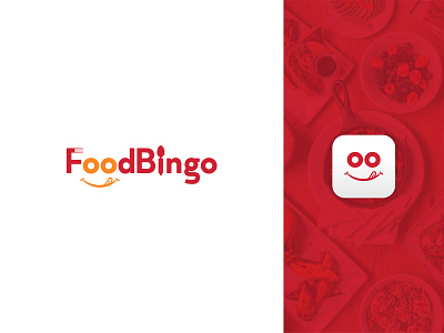 Food Bingo Wordmark Combination Logo Design | Brand identity