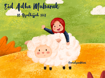 Happy eid adha❤️ artworks childrenbooks childrenillustration illustration procreate