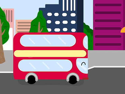 City Tour artworks bus childrens book childrens illustration city tour