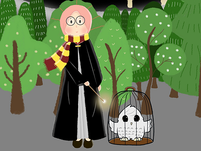 HARRY POTTER??? artworks children books children illustrations harry potters hedwig illustration