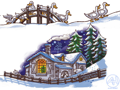 Ferme Pere Noel By Alain Herbet On Dribbble