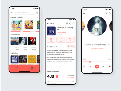 Audiobook App UI Kit