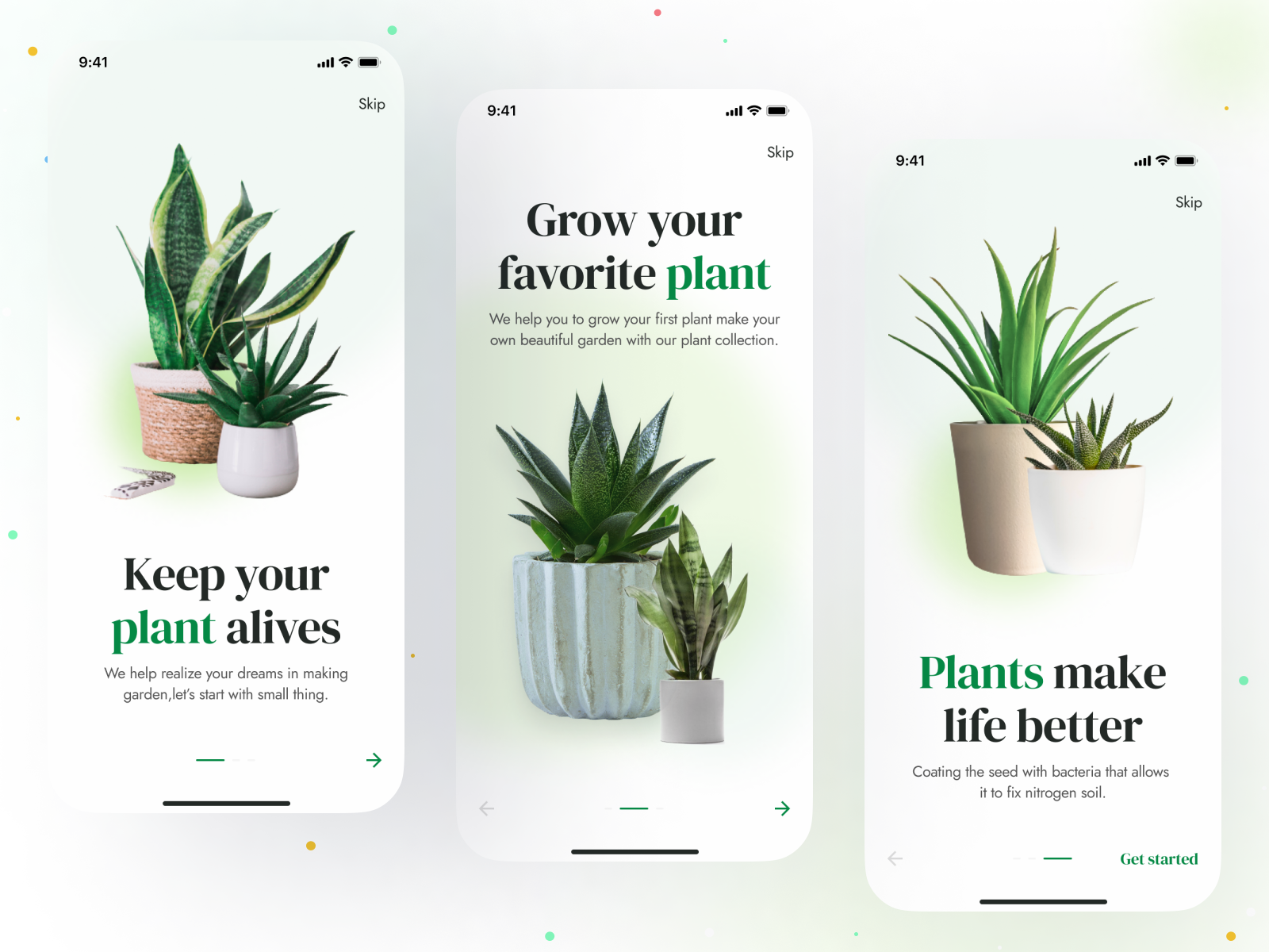 Plant App Ui Kit By Cohort On Dribbble