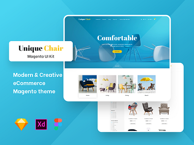 Unique Chairs Store Magento Based UI