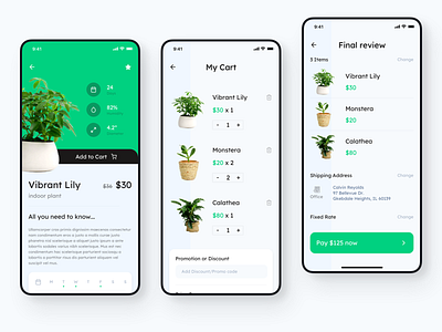 Checkout Flow - Gardening UI