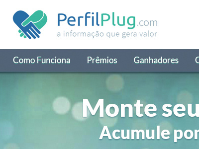 Perfil Plug header helabs interface mvp ui ux web design