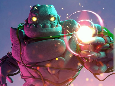 Golem 3d art characters maya