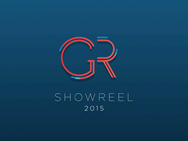GR - Logo Reveal Showreel 2d after effect flat identity logo mograph motion design personal romain gauthier showreel