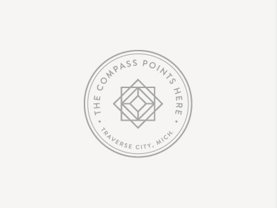 Compass Logo circle compass erin waineo icon logo stamp