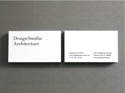 DesignSmith Architecture Business Cards