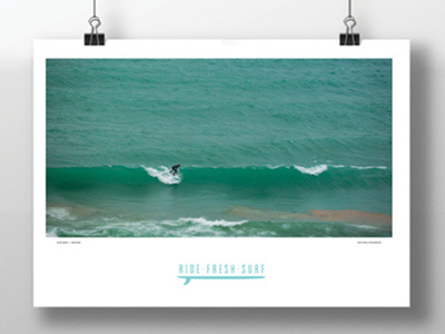 Surf Poster erin waineo freshwater surf water michigan photography poster surf surfing