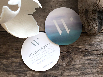 Circle Cards art show branding erin waineo exhibition lake logo michigan photography traverse city w wildhearted