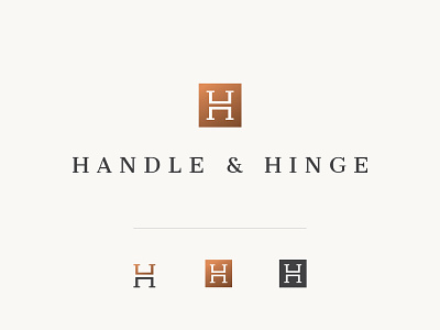 Erin Waineo Handlehinge branding classic design elegant erin waineo h icon icon logo michigan modern logo retail store serif font store logo typography