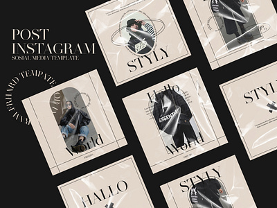 feed instagram fashion feed graphic design instagram layout