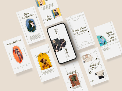 Template Instagram Stories branding portfolio tamplate template templatesdesign