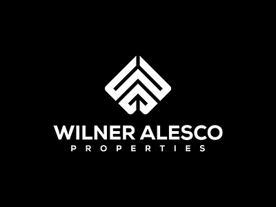 WILNER ALESCO 3d animation awesome branding company company logo corporatedesign design dubai graphic design illustration logo logodesign london mexico monogramlogo monogrampixel real estate texas turkey