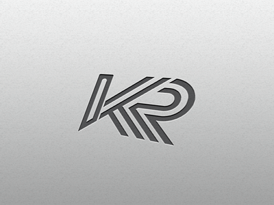 K R Logo Monogram 3d america animation branding dubai graphic design logo logodesign logos motion graphics ui usa