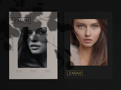 Zarah Salon & SPA beauty branding clothing company company logo consulting corporatedesign design illustration law logo logodesign monogrampixel salon spa