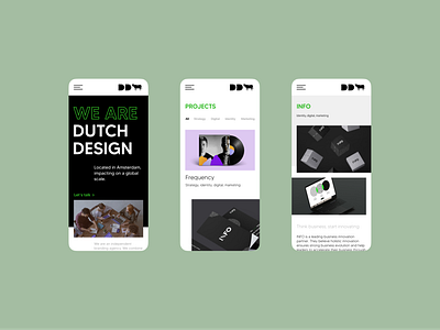 Branding agency redesign concept agency website mobile design mobile ui ui