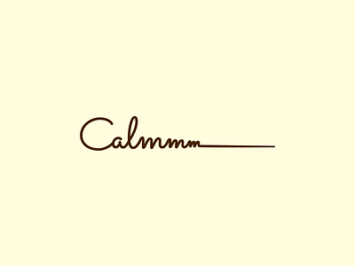 Calmmm logo | silk linens