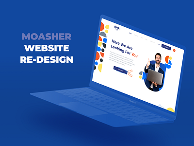 Moasher website 3d adobe illustrator adobe xd design figma flat graphic design illustration landing page logo prototype ui userinterface uxdesign