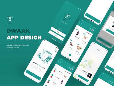 Dwaak App Design figma illustration logo prototype ui userinterface uxdesign