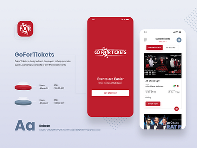 GoForTickets App Design