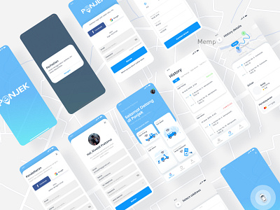 Ponjek concept freelance ui uidesign uiux