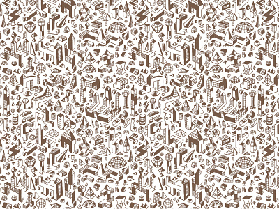 Blocky Geometric Repeating Pattern geometry illustration pattern design surface pattern