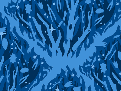Blue Wallpaper camouflage monsters mysterious creatures pattern spooky surface pattern wallpaper