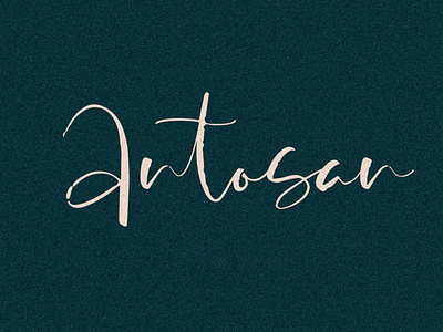 Antosan – Handwritten Font by Awanstudioz