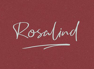 Rosalind - Handwritten Font by Awanstudioz awanstudioz beautiful brush brush font calligraphy font handlettering handwritten script font script lettering typography
