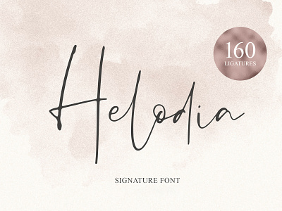 Helodia - Signature Font by Awanstudioz