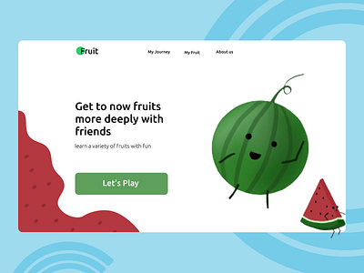 Learning Fruit for Kids Website