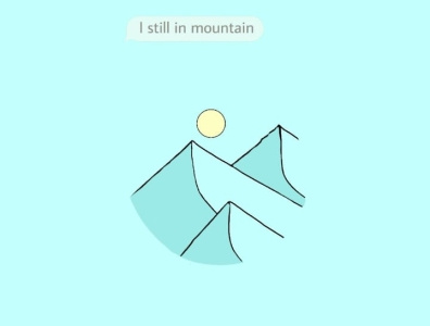 Minimalist mountain logo design icon ilustration logodesign wall