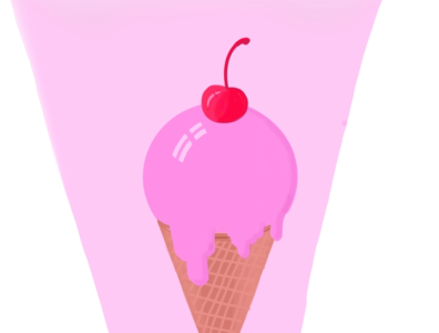 Ice Cream design ilustration minimalist