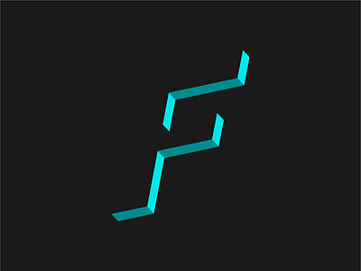"F" 3d 3d art branding illustration illustrator logo minimal typography