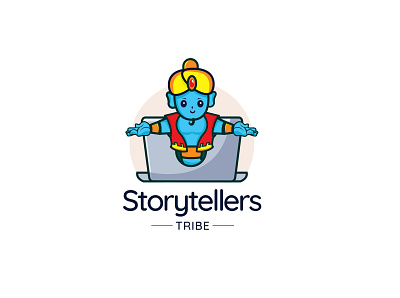 Storytellers Tribe - Mascot Logo Design adobe illustrator adobe photoshop advertising branding design illustration print design typography vector website