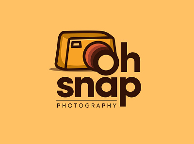 oh snap photography - Logo Design adobe illustrator adobe photoshop branding design illustration logo minimal print design vector website
