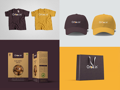 Orbe.in - Package design and Accessories advertising branding illustration minimal print design vector