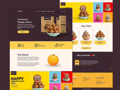 Orbe.in - Landing page design