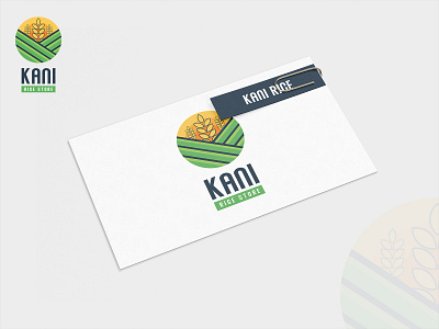 Kani Rice Store logo - Mock-up 2 adobe illustrator adobe photoshop branding design illustration logo minimal vector