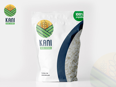 Kani Rice Store logo - Mock-up 4 adobe illustrator adobe photoshop branding design illustration logo minimal vector