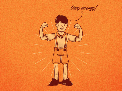 A Strong boy!