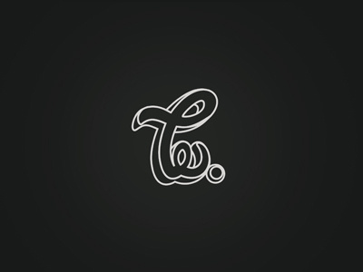 Telesworks - T & W monogram lettering line logotype monogram type word